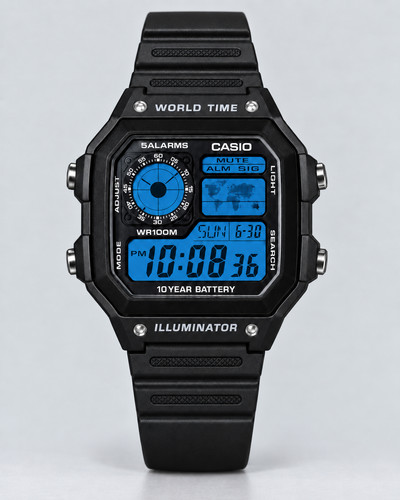 Casio ae1200 royale world time - ae1200,