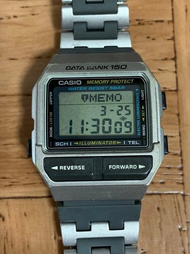 Casio data bank - data, db-1500