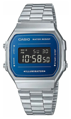 Casio quadrante digitale blu - quadrante,
