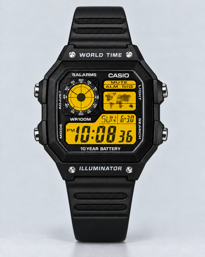 Casio ae1200 royale world time - royale,