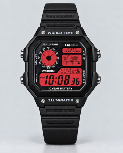 Casio ae1200 royale - world, time